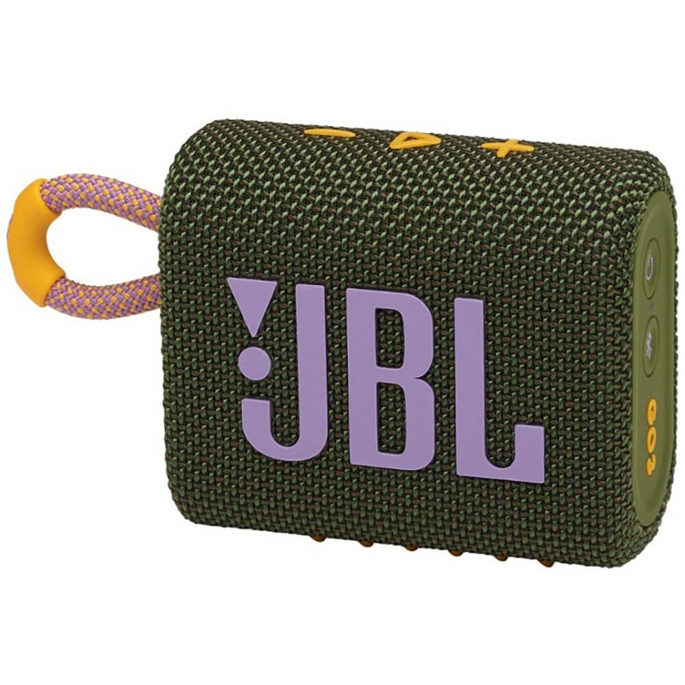 Портативная акустика JBL GO3 Green - описание товара | Технопарк