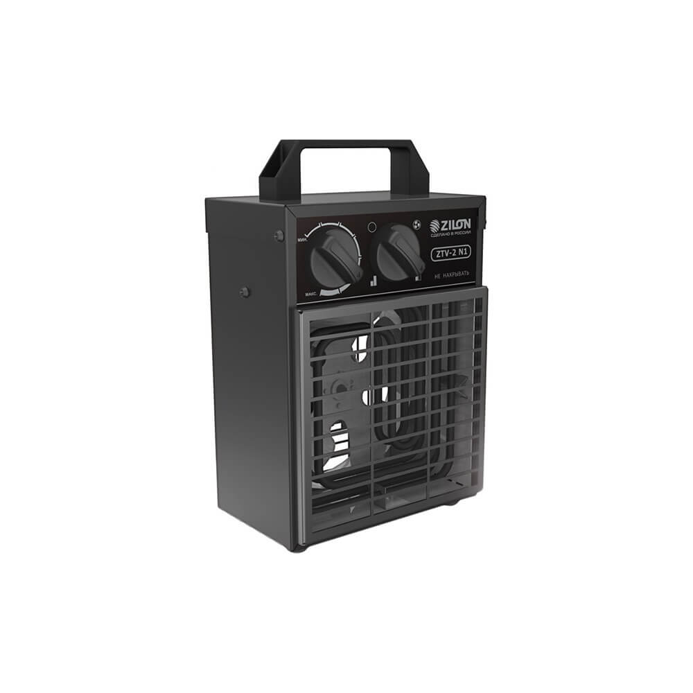 Изображение товара Тепловая пушка Zilon ZTV-2 N1 мощность 2 кВт обогрев 25 м2