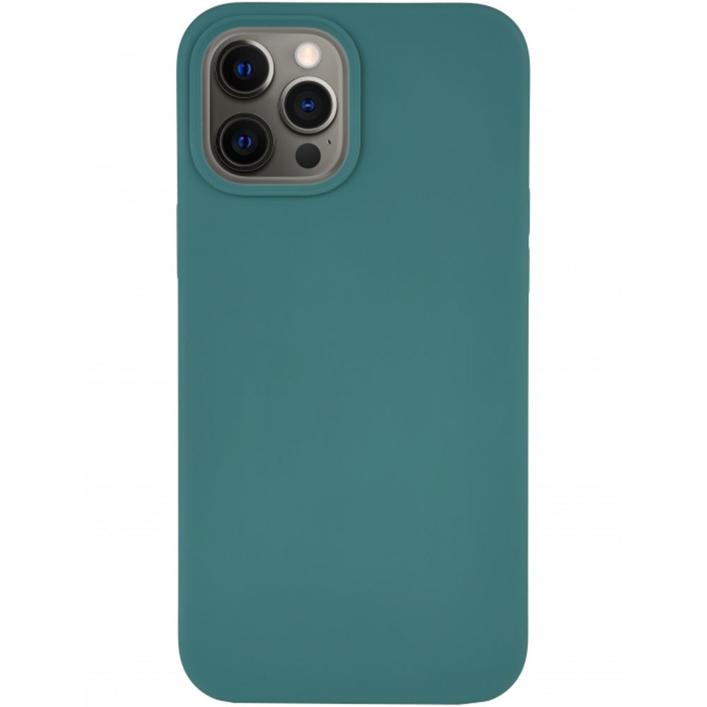 Чехол для смартфона VLP Silicone Сase для iPhone 12 Pro Max, тёмно-зелёный