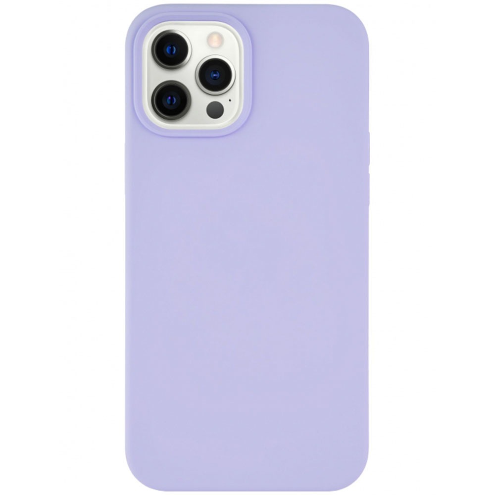 Чехол для смартфона VLP Silicone Сase для iPhone 12 Pro Max, фиолетовый