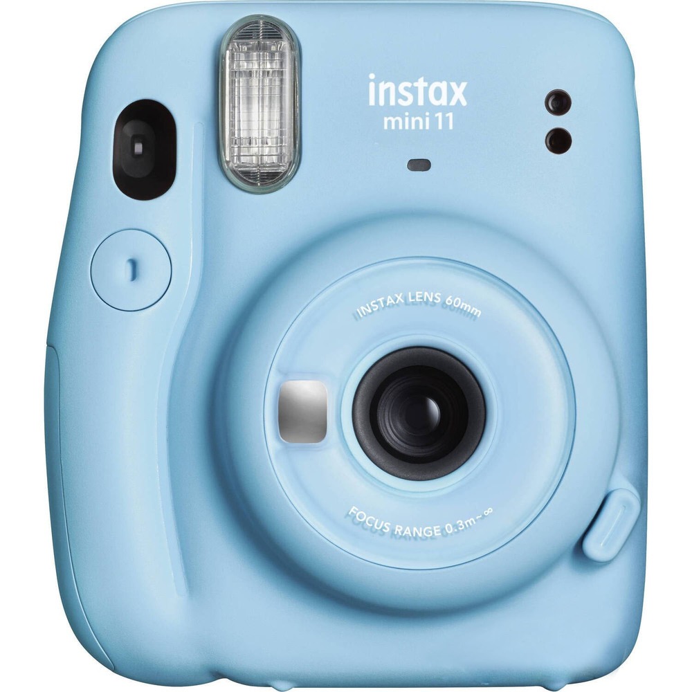Фотоаппарат мгновенной печати Fujifilm Instax Mini 11 Geometric Set Blue - фото 2 Фотоаппарат мгновенной печати Fujifilm Instax Mini 11 Geometric Set Blue - фото 2