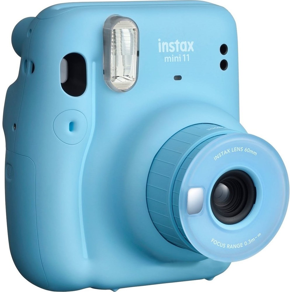 Фотоаппарат мгновенной печати Fujifilm Instax Mini 11 Geometric Set Blue - фото 3 Фотоаппарат мгновенной печати Fujifilm Instax Mini 11 Geometric Set Blue - фото 3