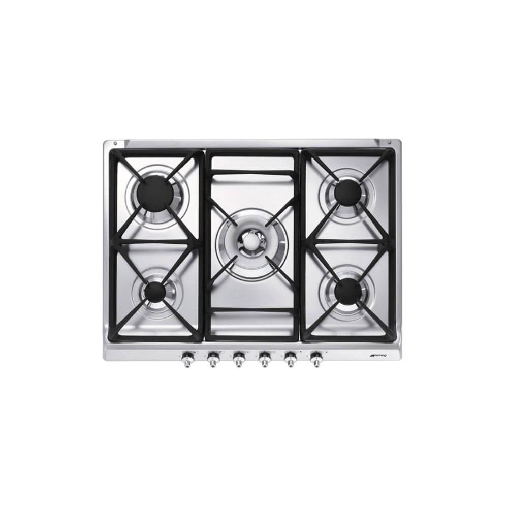 Изображение товара Газовая варочная поверхность Smeg SE70SGH-5 Classica из нержавеющей стали