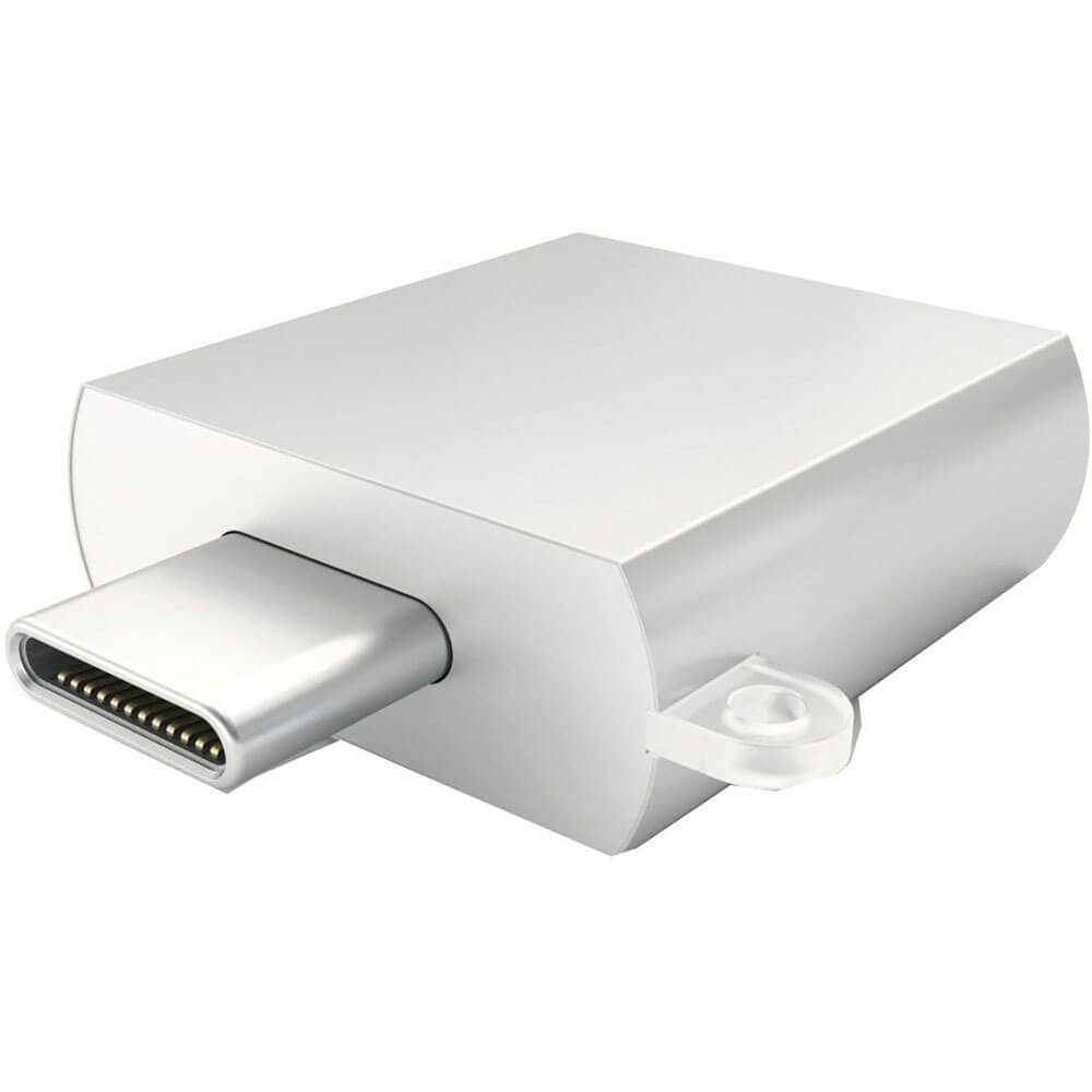 Купить Переходник Satechi ST-TCUAS USB Type-C - USB 3.0, серебристый в  Краснодаре