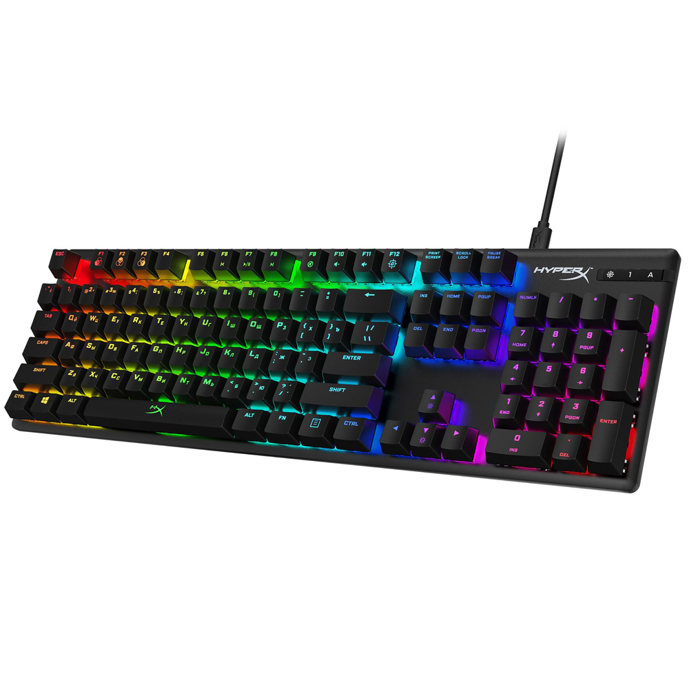 Клавиатура Kingston HyperX Alloy Origins чёрная (HX-KB6RDX-RU) - фото 2 Клавиатура Kingston HyperX Alloy Origins чёрная (HX-KB6RDX-RU) - фото 2