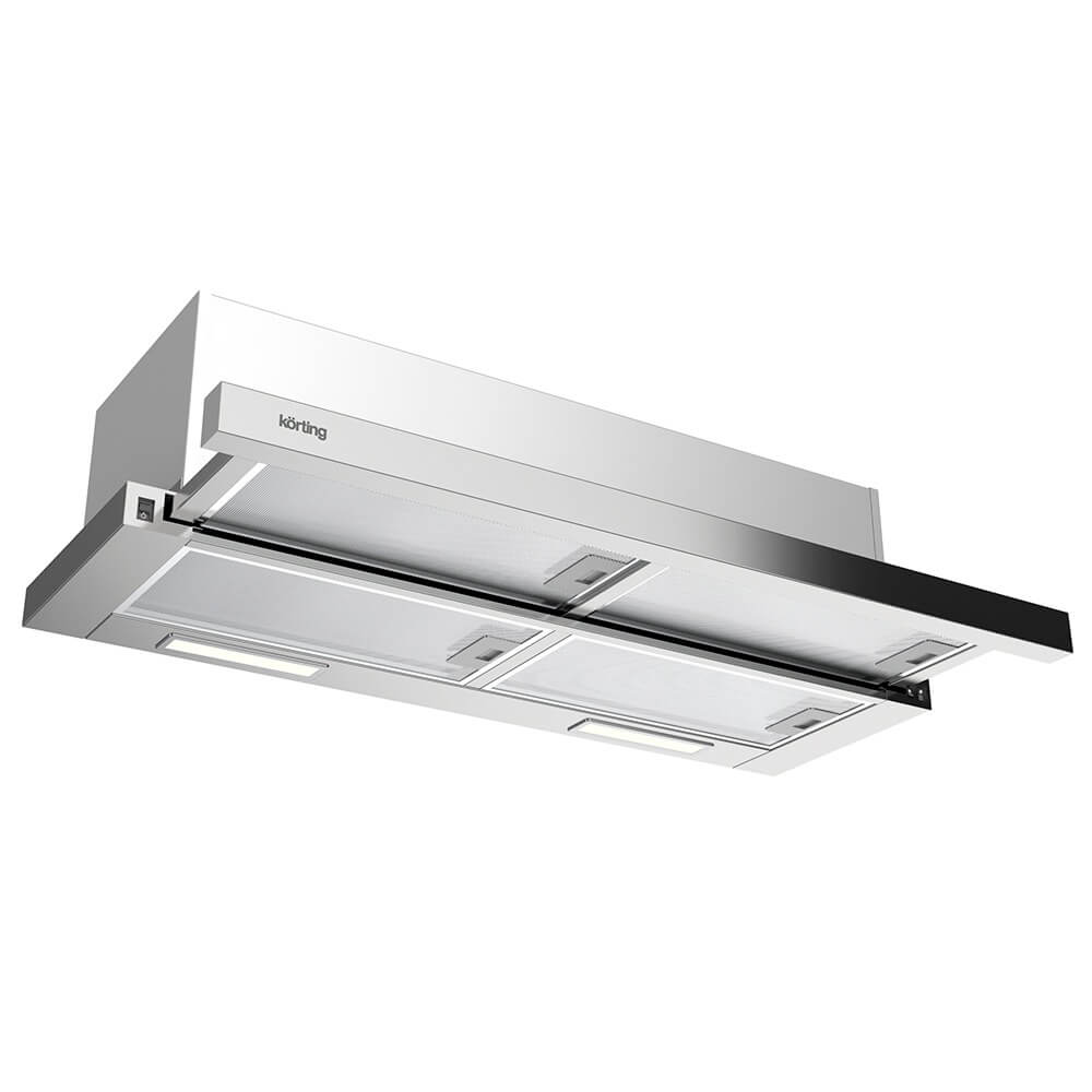 Изображение товара Встраиваемая вытяжка Korting KHP 9815 X с дымоудалением и LED освещением