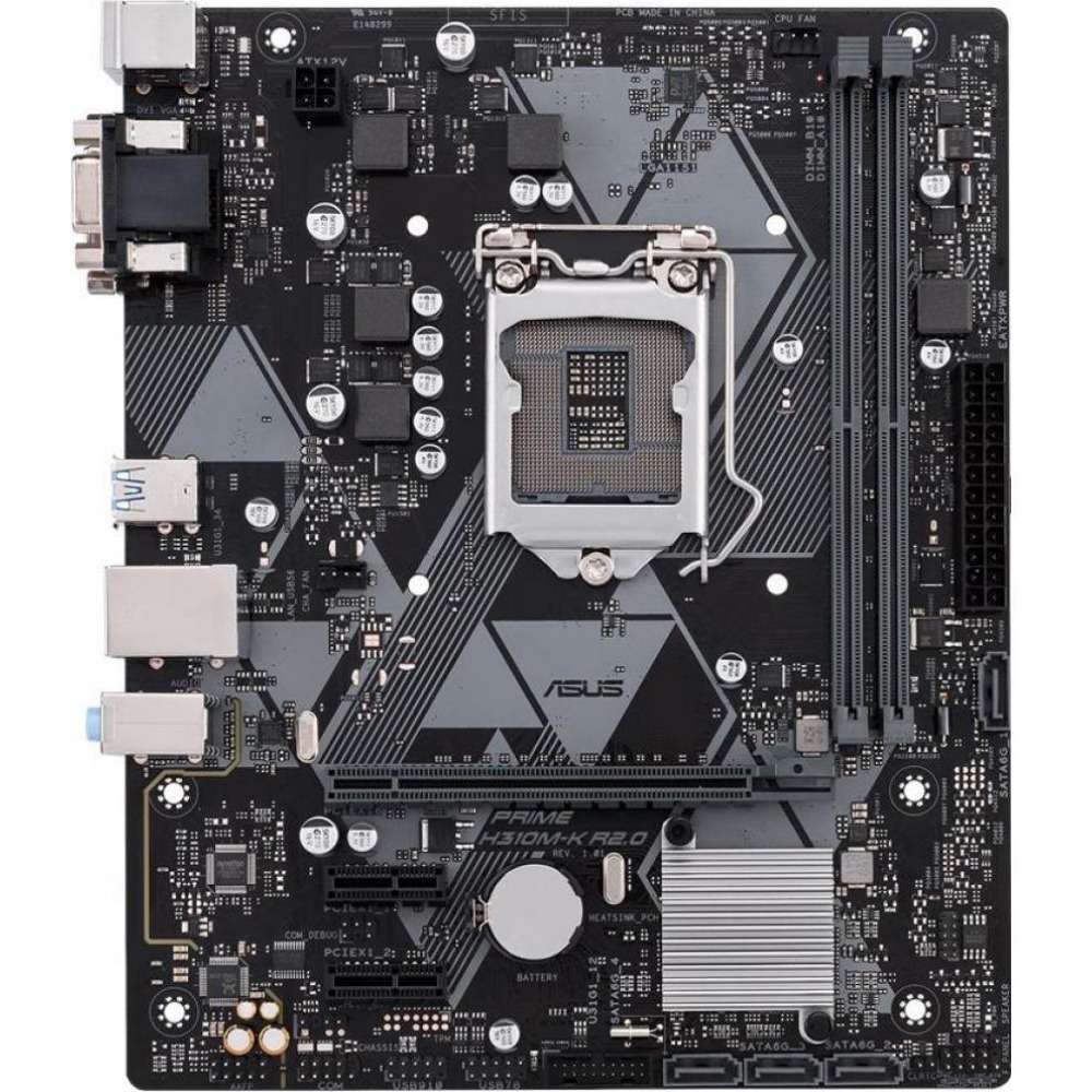 Материнская плата ASUS PRIME H310M-K 90MB0Z30-M0EAY0 - фото 1 Материнская плата ASUS PRIME H310M-K 90MB0Z30-M0EAY0 - фото 1