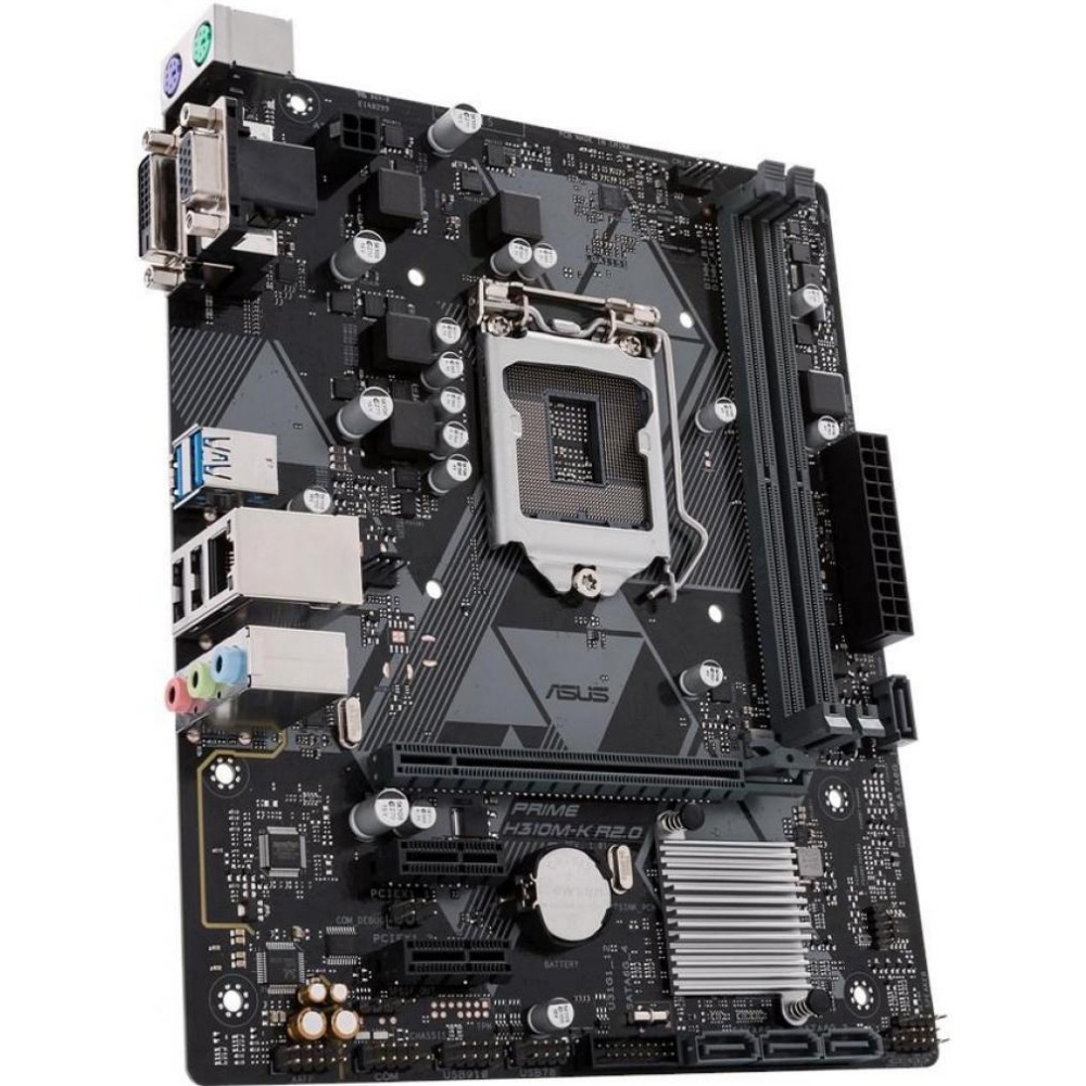 Материнская плата ASUS PRIME H310M-K 90MB0Z30-M0EAY0 - фото 2 Материнская плата ASUS PRIME H310M-K 90MB0Z30-M0EAY0 - фото 2