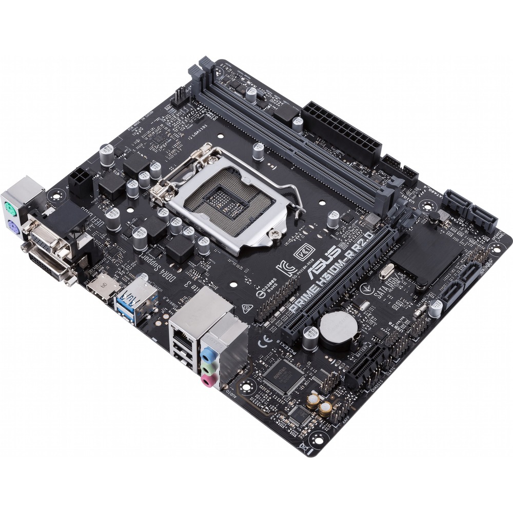 Материнская плата ASUS PRIME H310M-R 90MB0YL0-M0ECY0 - фото 2 Материнская плата ASUS PRIME H310M-R 90MB0YL0-M0ECY0 - фото 2