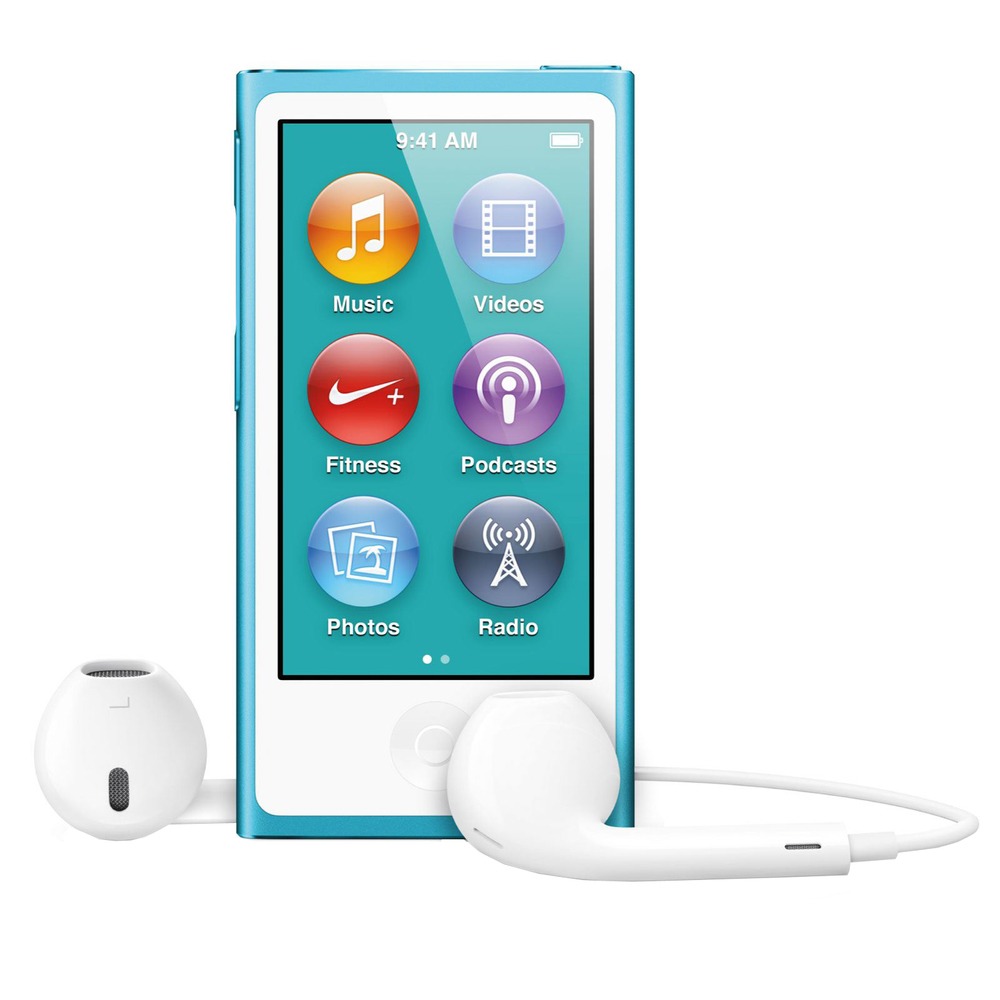 Купить MP3-плеер Apple iPod nano 7 16Gb Blue в Москве