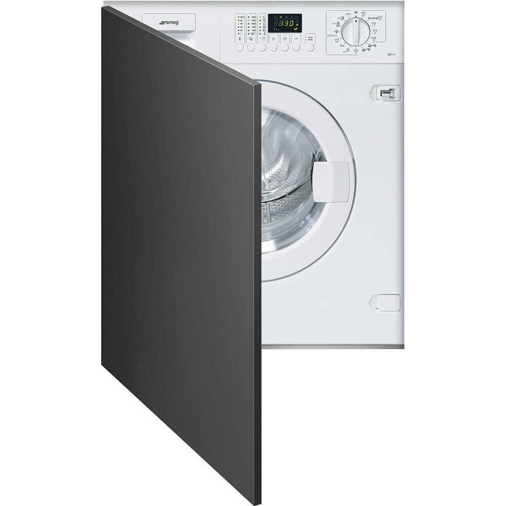 Изображение товара Встраиваемая стиральная машина Smeg LBI147 с программами Eco и защитой от протечек