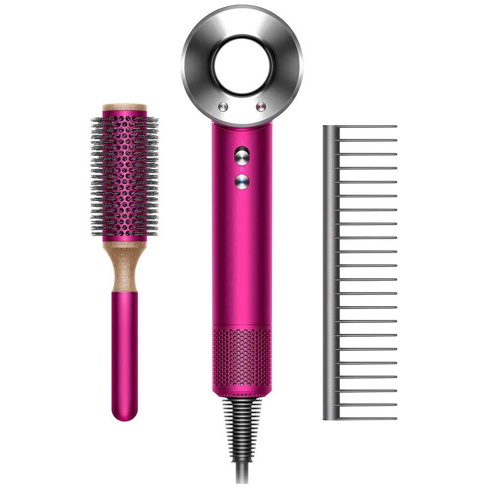 Фен Dyson HD03 Supersonic фуксия с набором расчесок - фото 1 Фен Dyson HD03 Supersonic фуксия с набором расчесок - фото 1