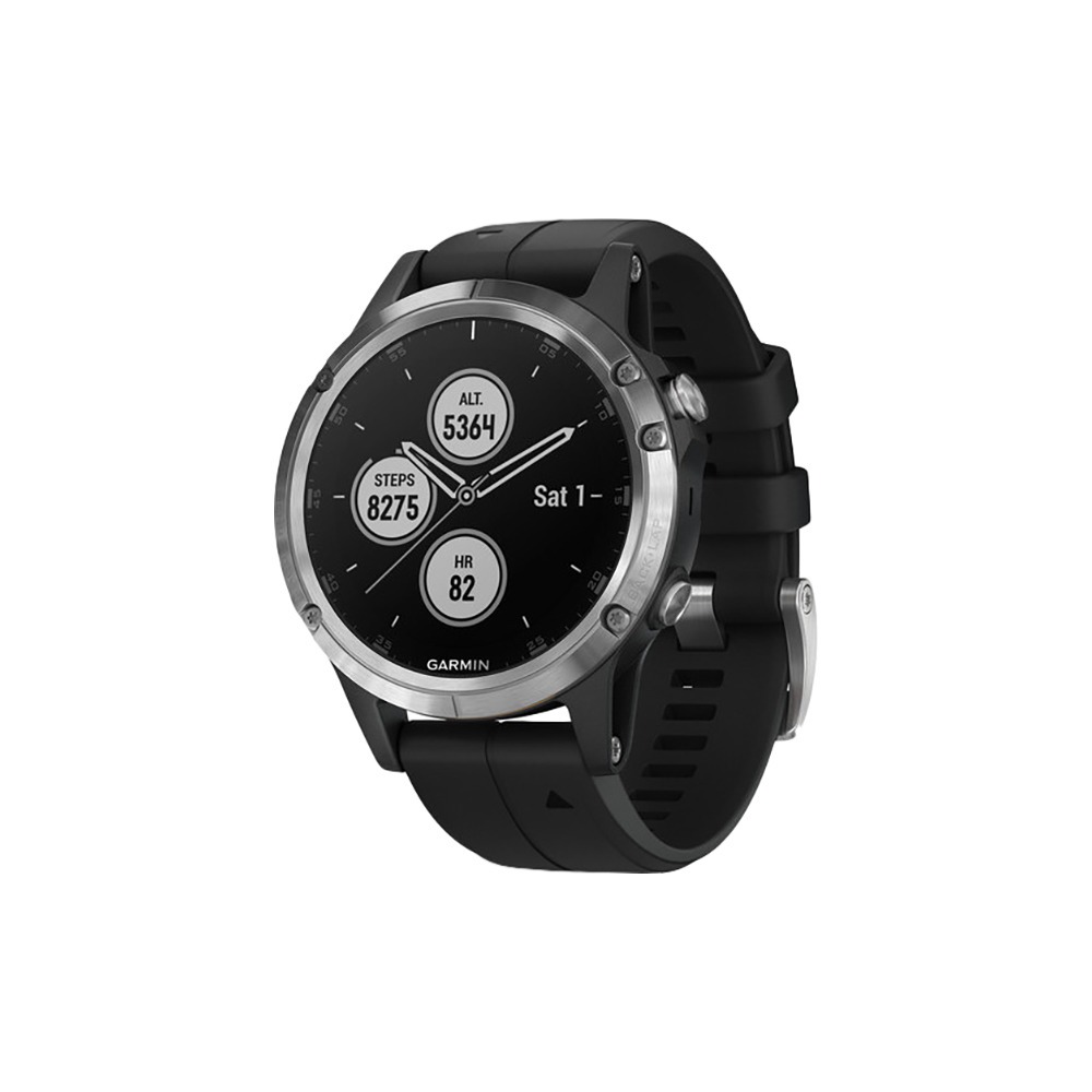 Garmin Fenix 5S Plus Silver Black 010 01987 21