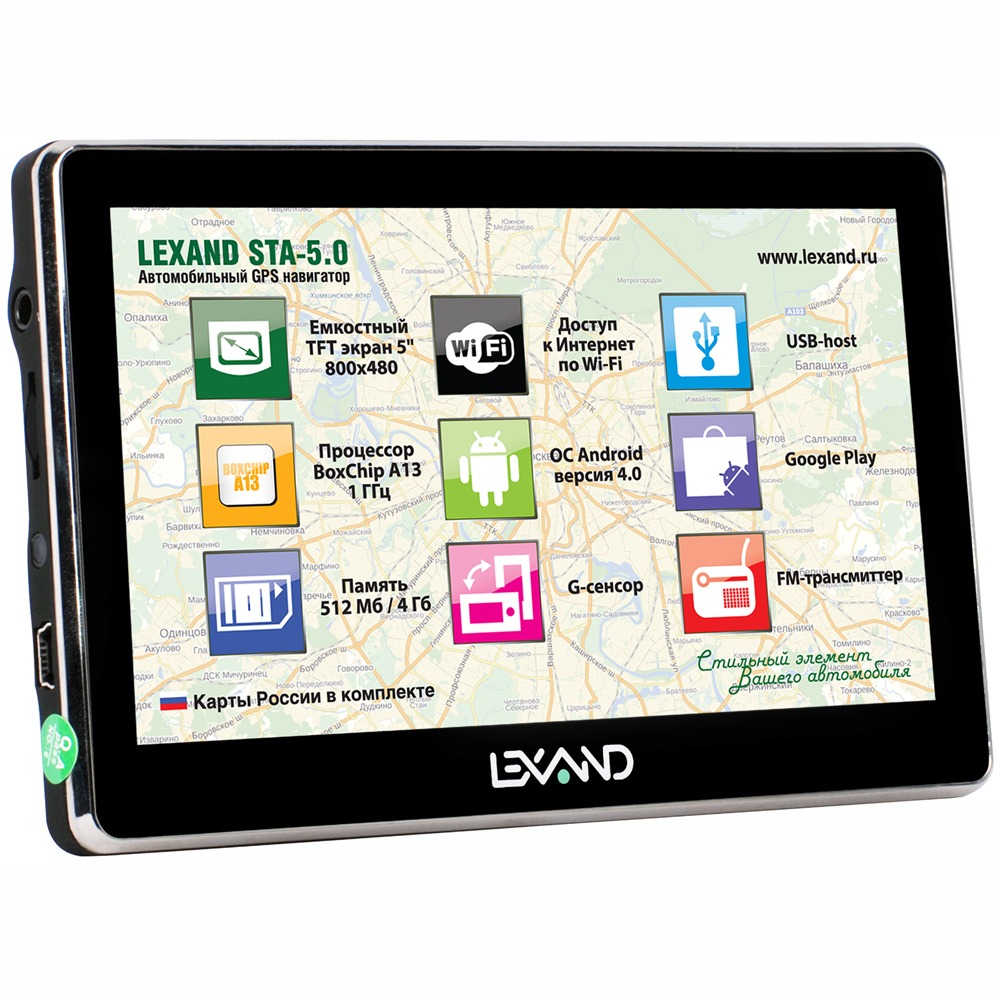 GPS-навигатор Lexand STA-5.0 (Навител)