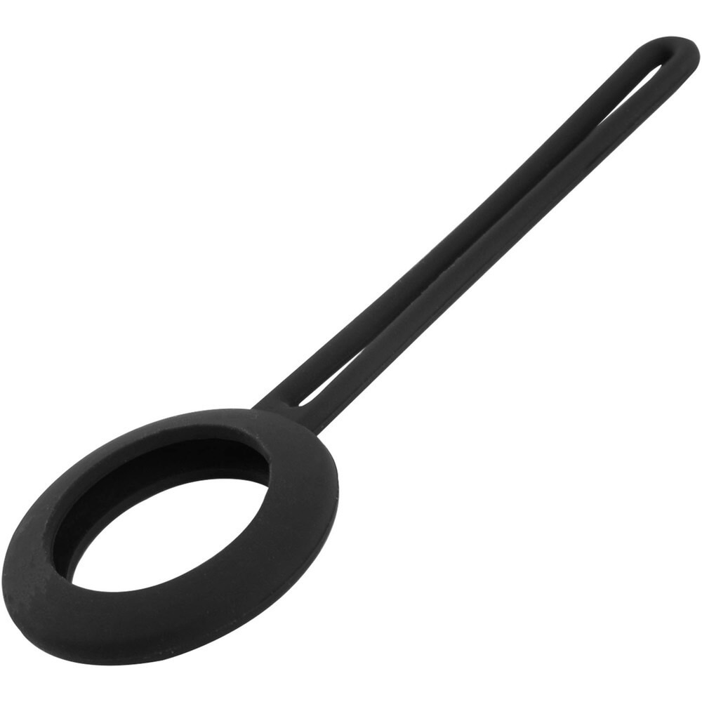 Изображение товара Брелок-подвеска Red Line для AirTag черный силикон стильный аксессуар