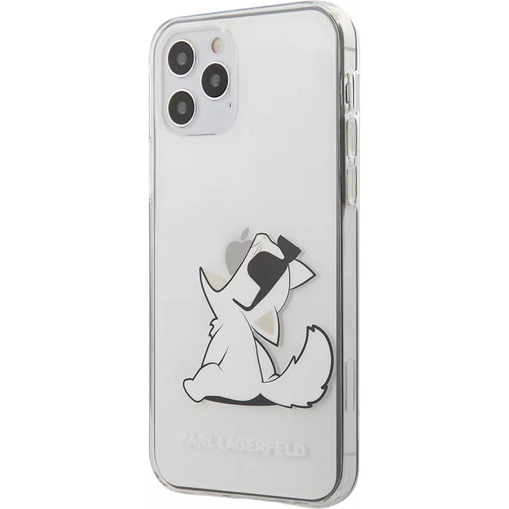 Чехол Karl Lagerfeld Choupette Fun для iPhone 12/12Pro, прозрачный