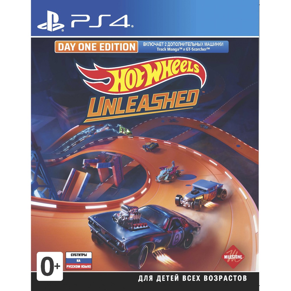 Купить Hot Wheels Unleashed. Day One Edition PS4, русские субтитры в Калуге