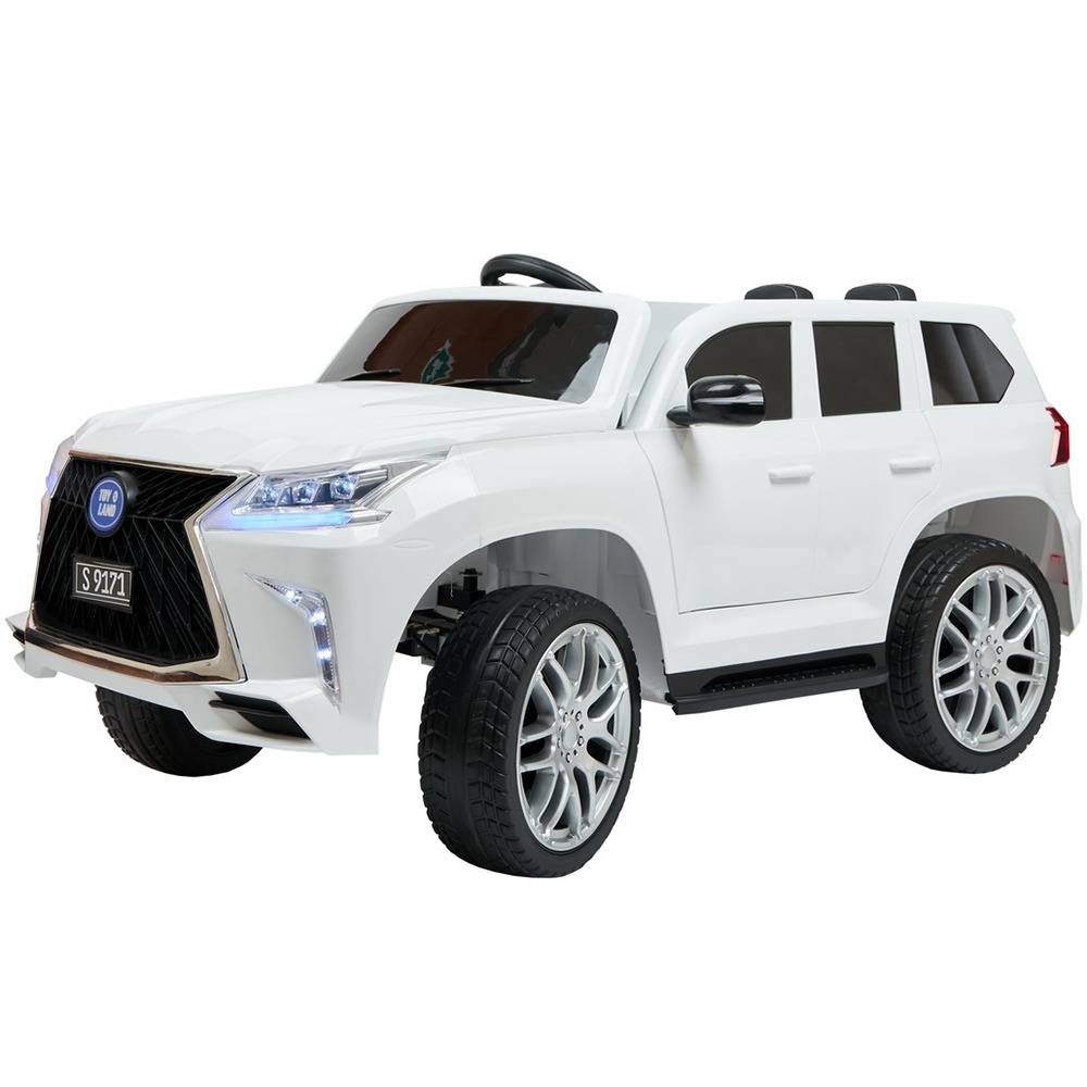 Купить Детский электромобиль Toyland Lexus LX 570 YHO 9171 белый краска в Сергиевом  Посаде