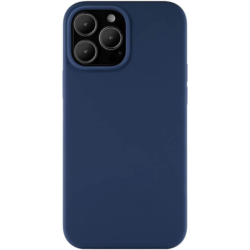 Купить Чехол uBear Touch Case для iPhone 13 Pro Max, тёмно-синий в Сочи