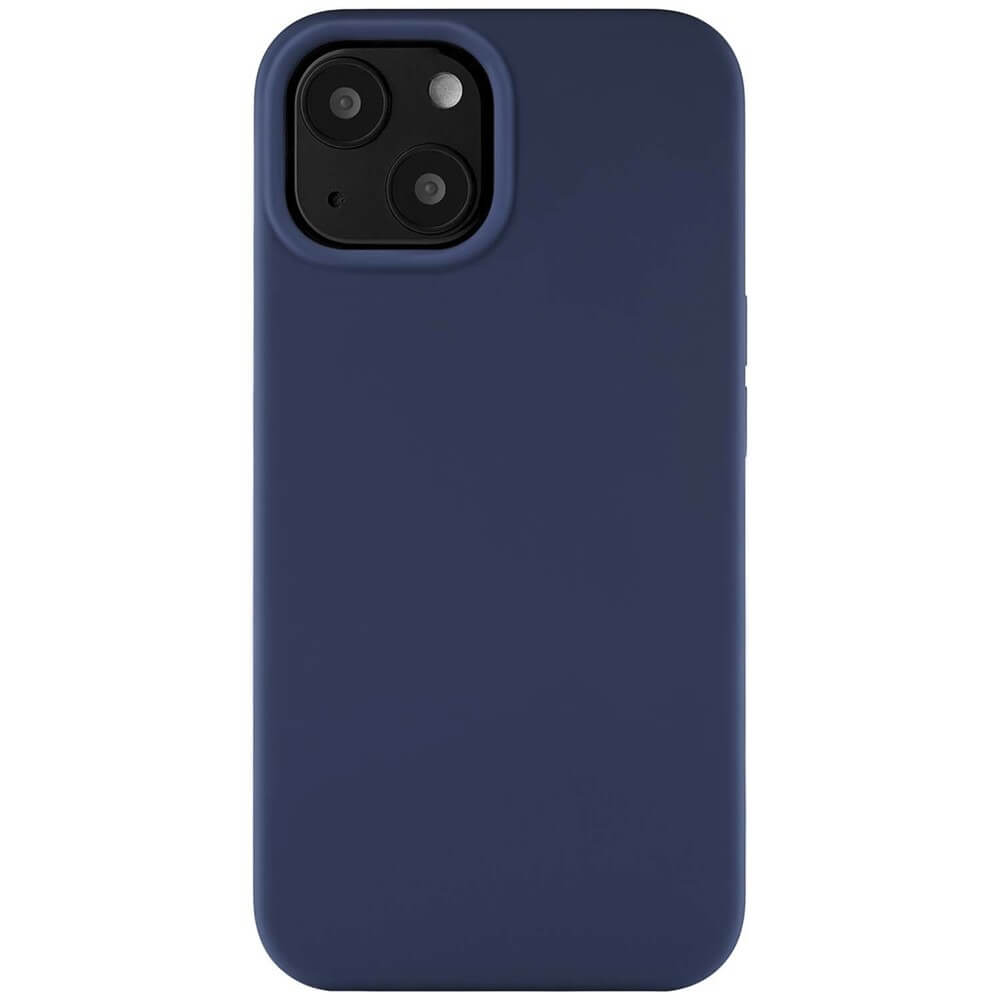 Чехол uBear Touch Mag Case для iPhone 13 mini, тёмно-синий - описание  товара | Технопарк