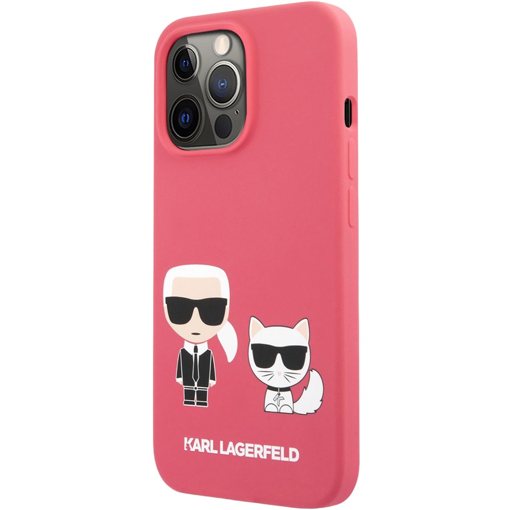 Чехол Karl Lagerfeld Liquid Silicone Case для iPhone 13 Pro Max, розовый