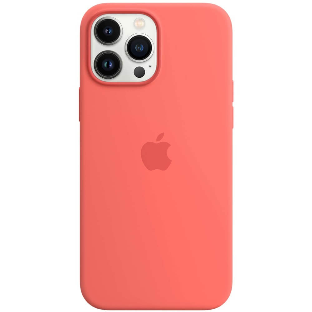 Чехол Apple iPhone 13 Pro Max Silicone Case MagSafe, розовый помело