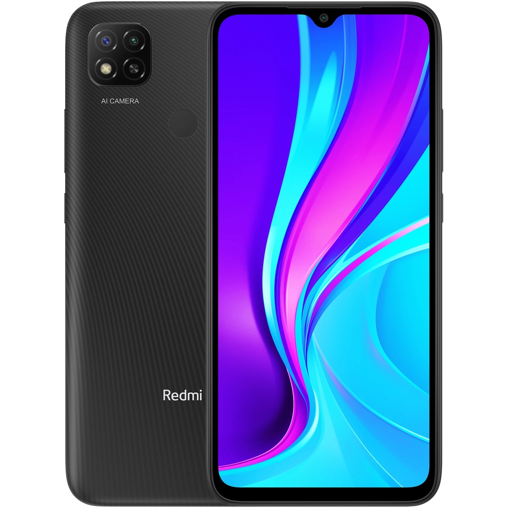 Смартфон Xiaomi Redmi 9C 128 ГБ тёмно-серый