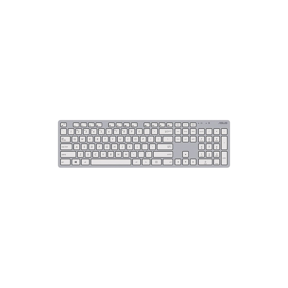 Комплект клавиатуры и мыши ASUS W5000 белые (90XB0430-BKM0Y0) - фото 2 Комплект клавиатуры и мыши ASUS W5000 белые (90XB0430-BKM0Y0) - фото 2