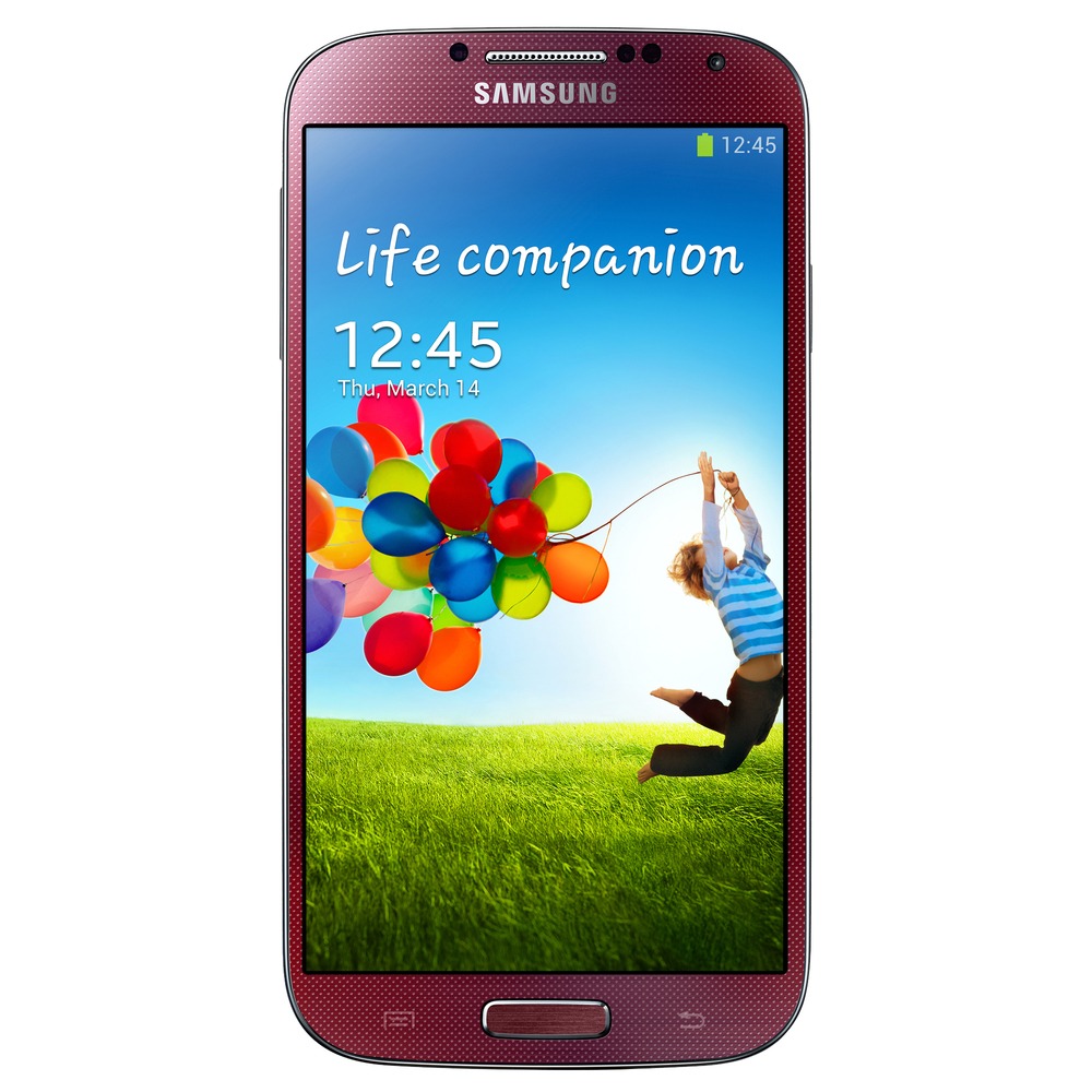 Смартфон Samsung Galaxy S4 GT-I9500 красный