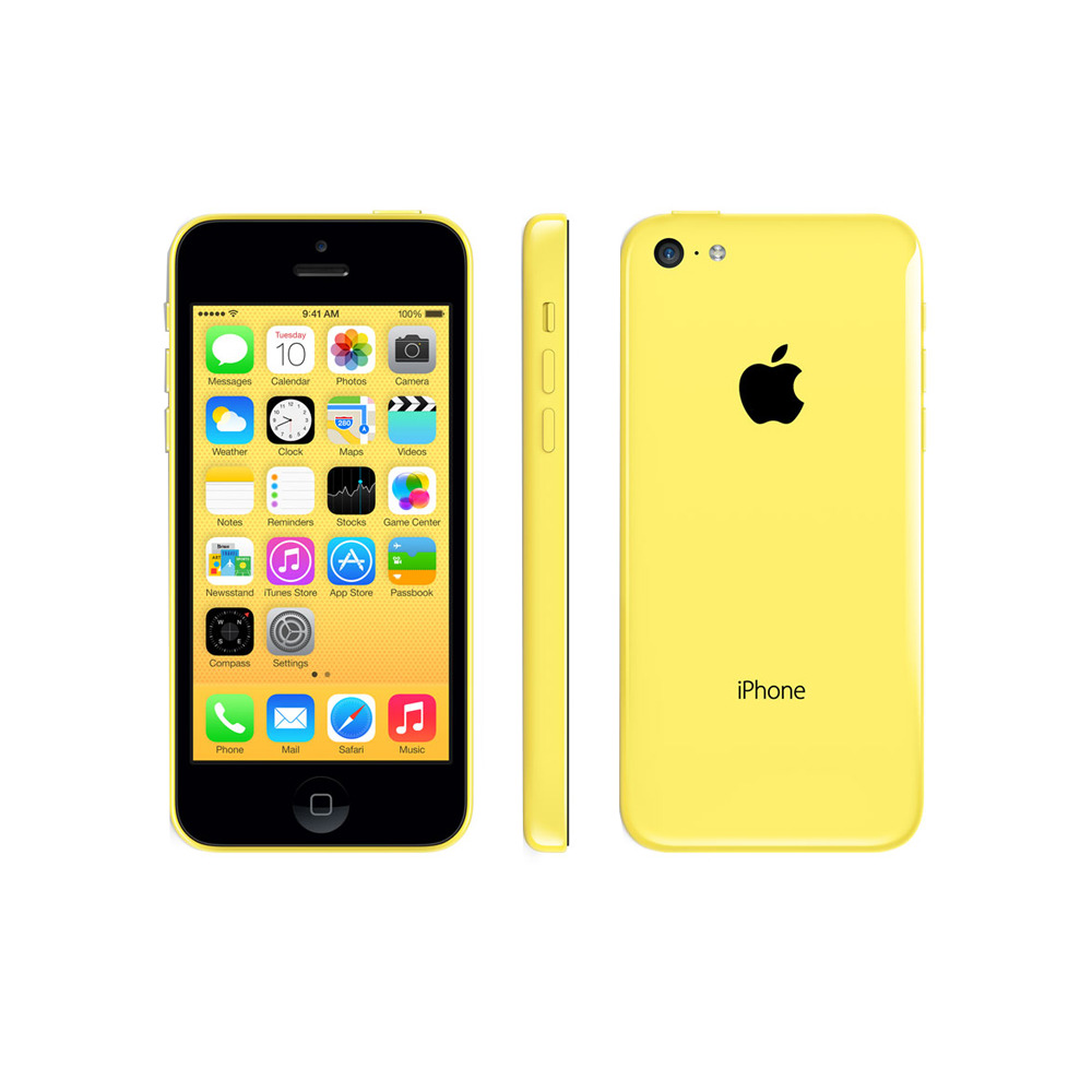 Смартфон Apple iPhone 5C 32GB желтый MF093 - фото 2