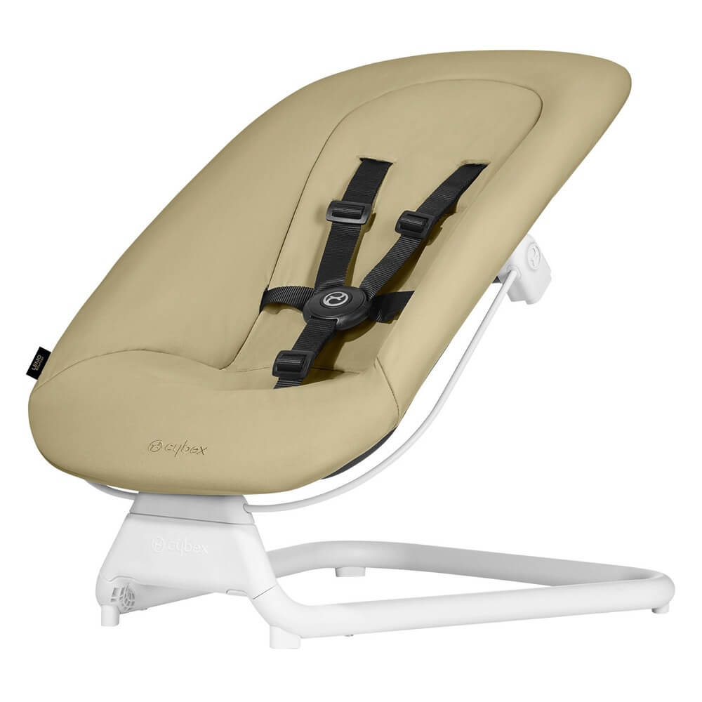 Cybex шезлонг для новорожденного lemo bouncer pale beige