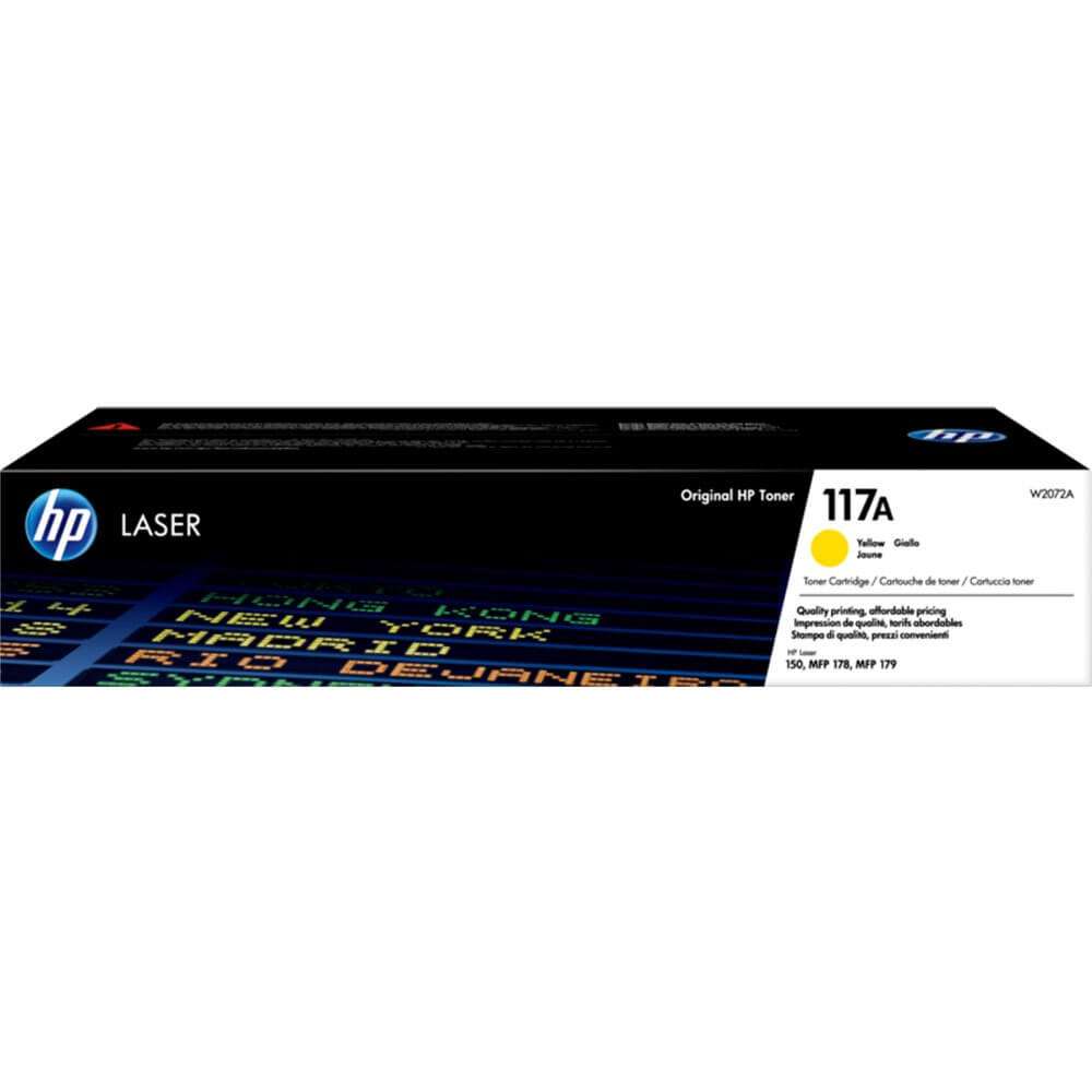 Изображение товара Картридж HP 117A W2072A жёлтый для лазерного принтера, 700 страниц