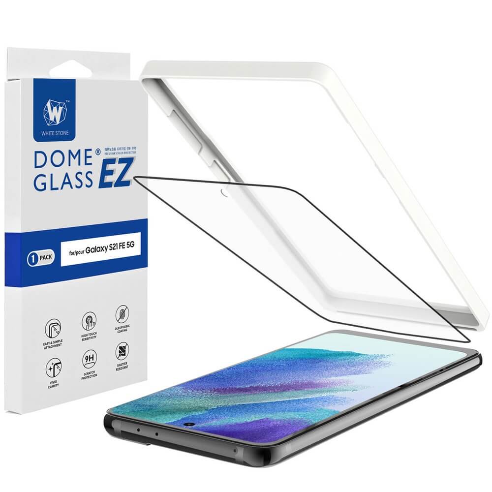 Купить Защитное стекло Whitestone EZ glass для Samsung Galaxy S21 FE 5G в  Новомосковске