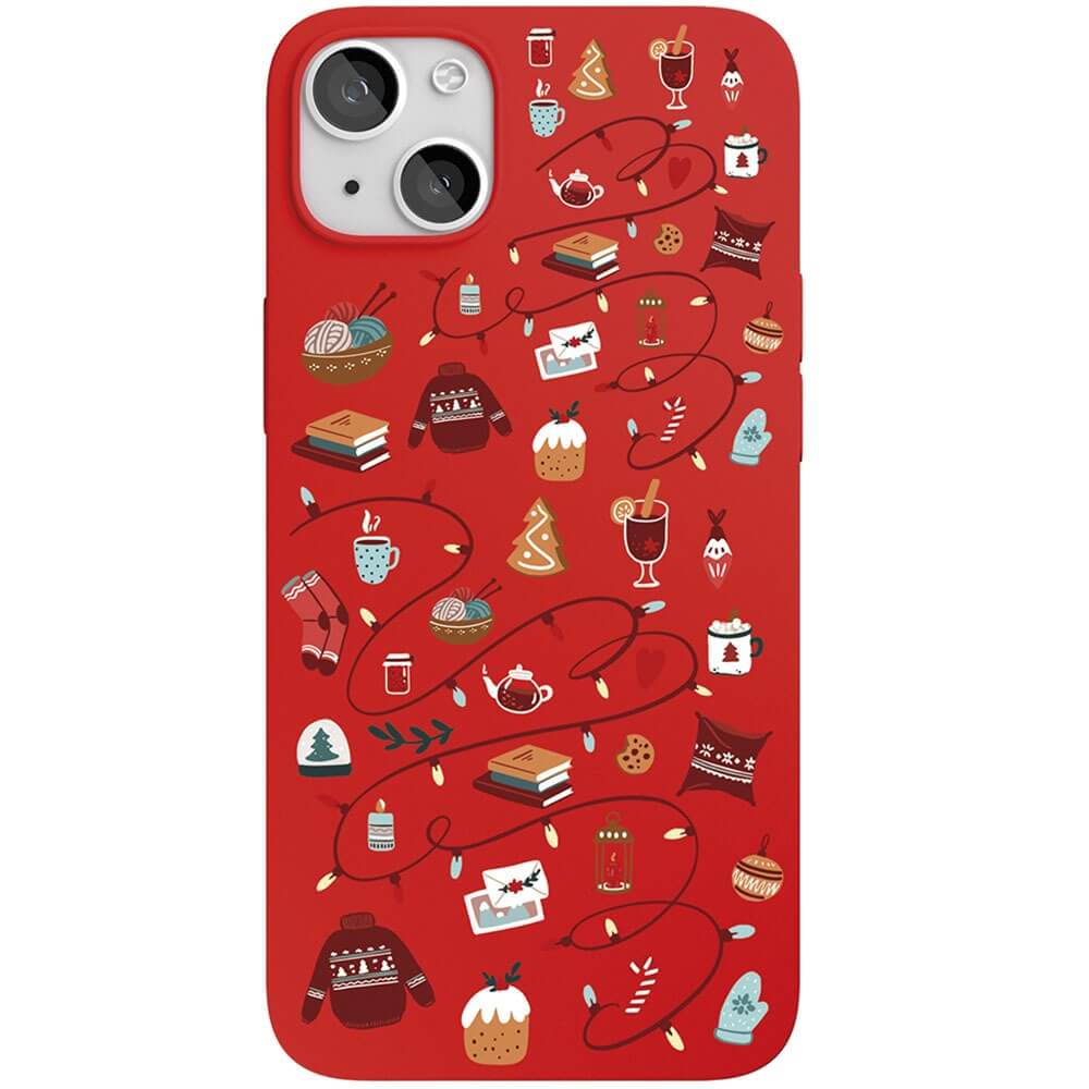 Чехол для смартфона VLP Art Collection Winter для iPhone 13, красный