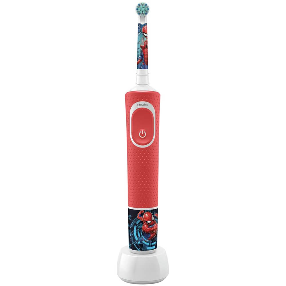 Изображение товара Электрическая зубная щетка Braun Oral-B D100.413.2K Spiderman с 2 режимами и аккумулятором 32 мин