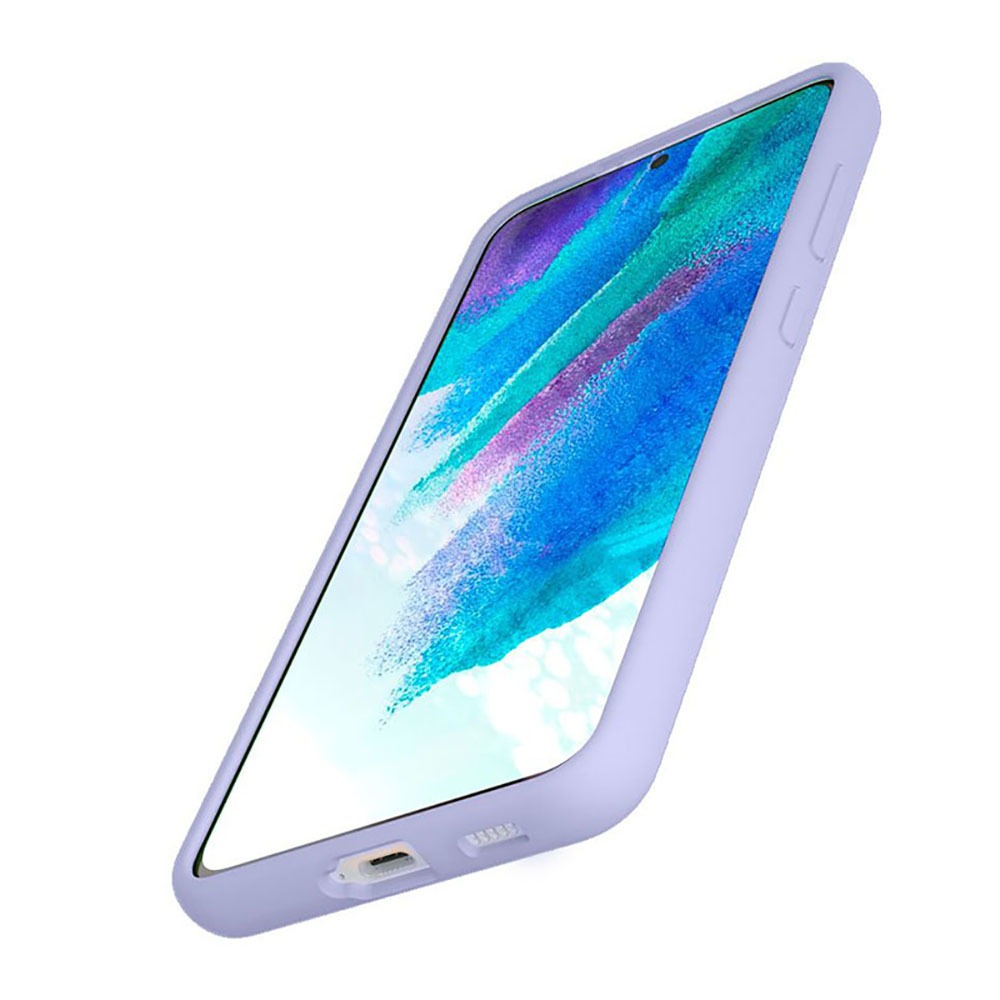 Чехол для смартфона VLP Silicone Case для Samsung Galaxy S21 FE, фиолетовый