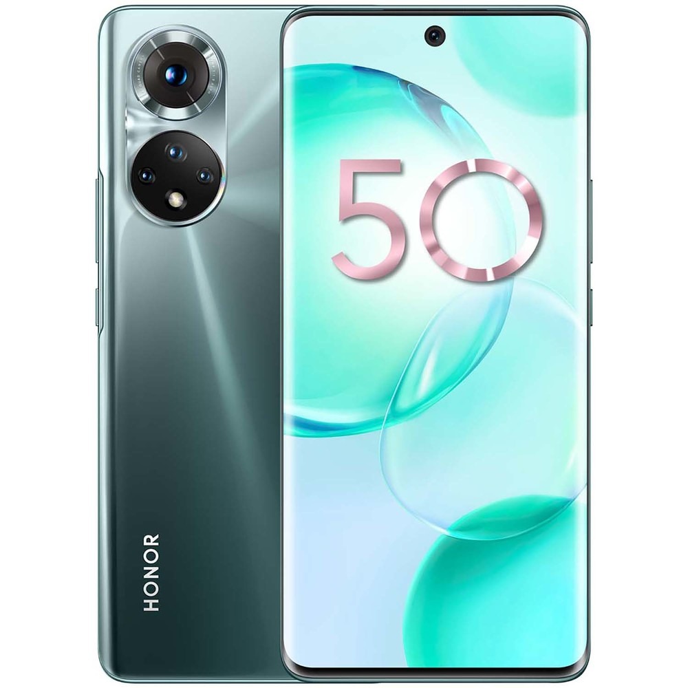 Купить Смартфон Honor 50 128 ГБ изумрудно-зелёный в Москве