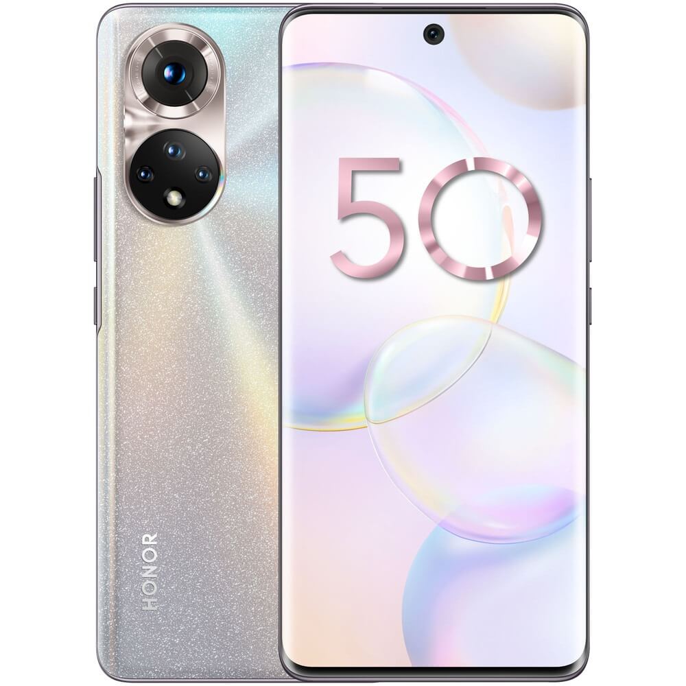 Купить Смартфон Honor 50 256 ГБ мерцающий кристалл в Брянске