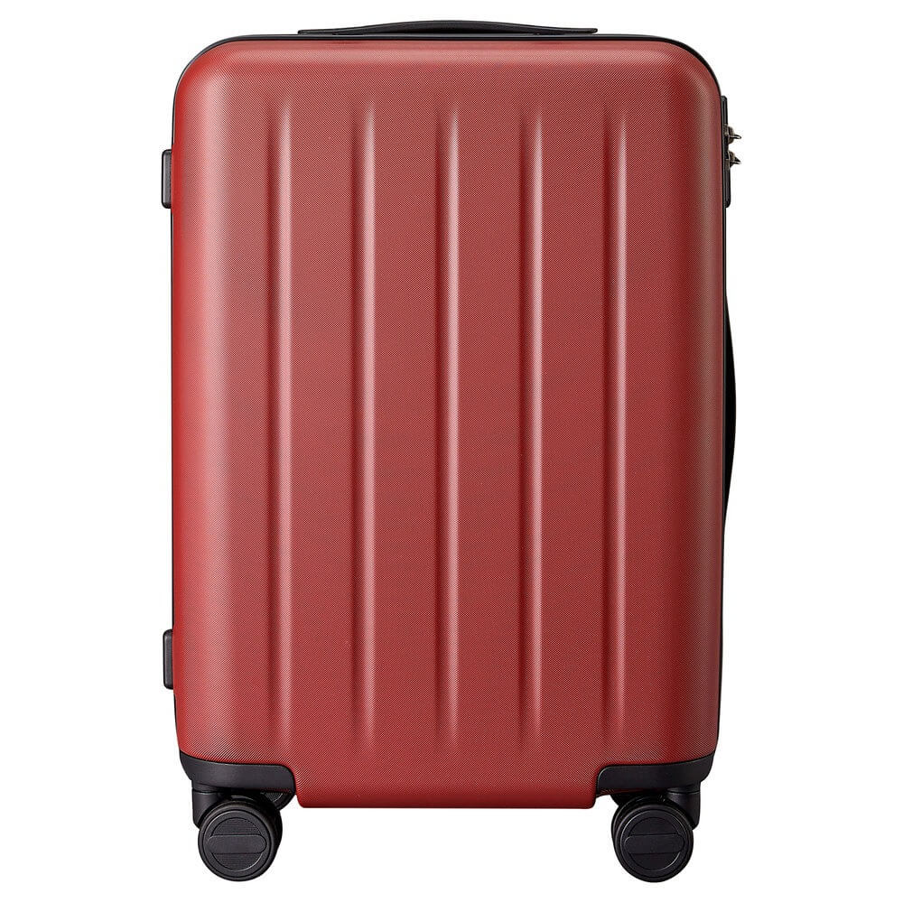 red luggage