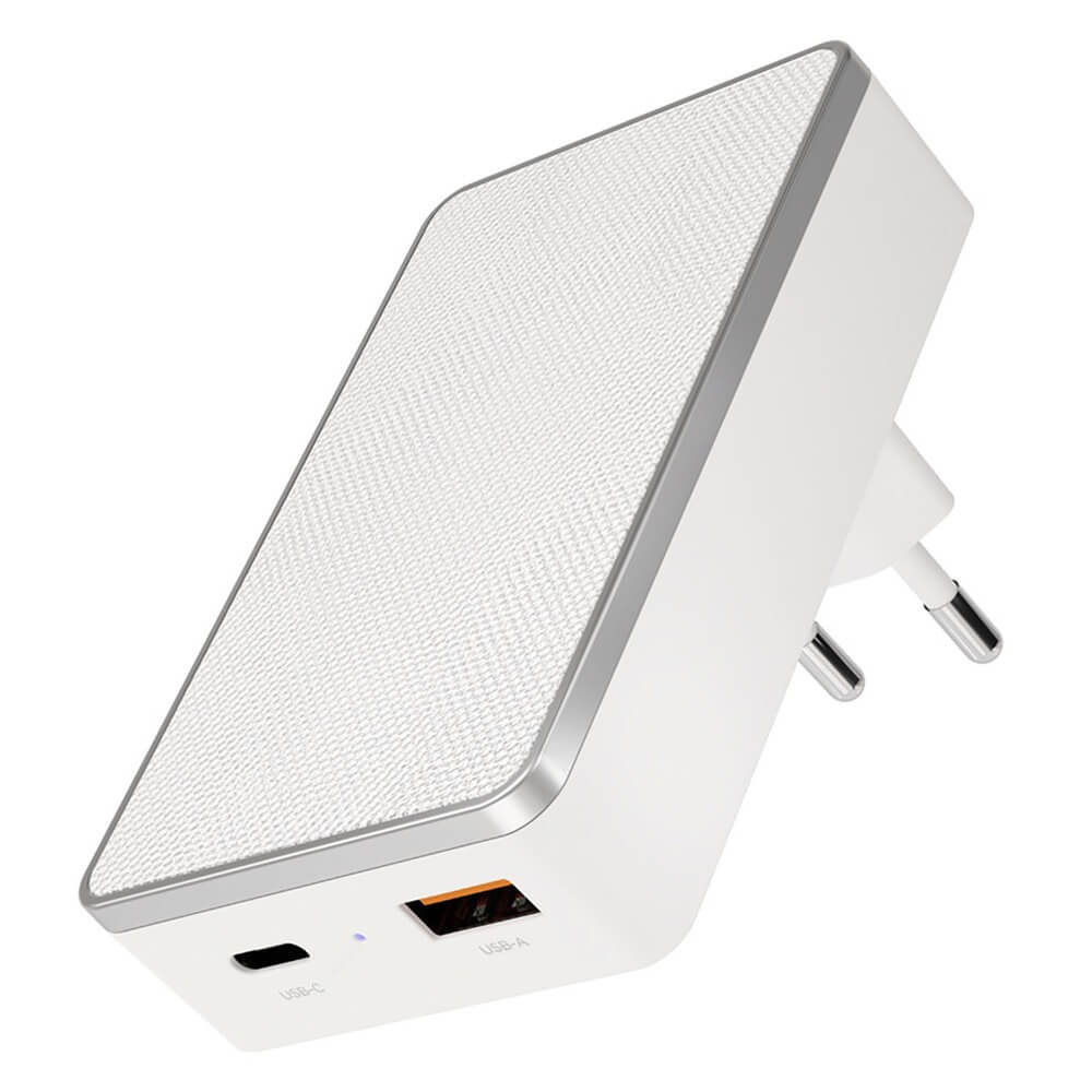 Купить Зарядное устройство VLP Dual Wall Charger (USB, USB Type-C), белый в  Москве