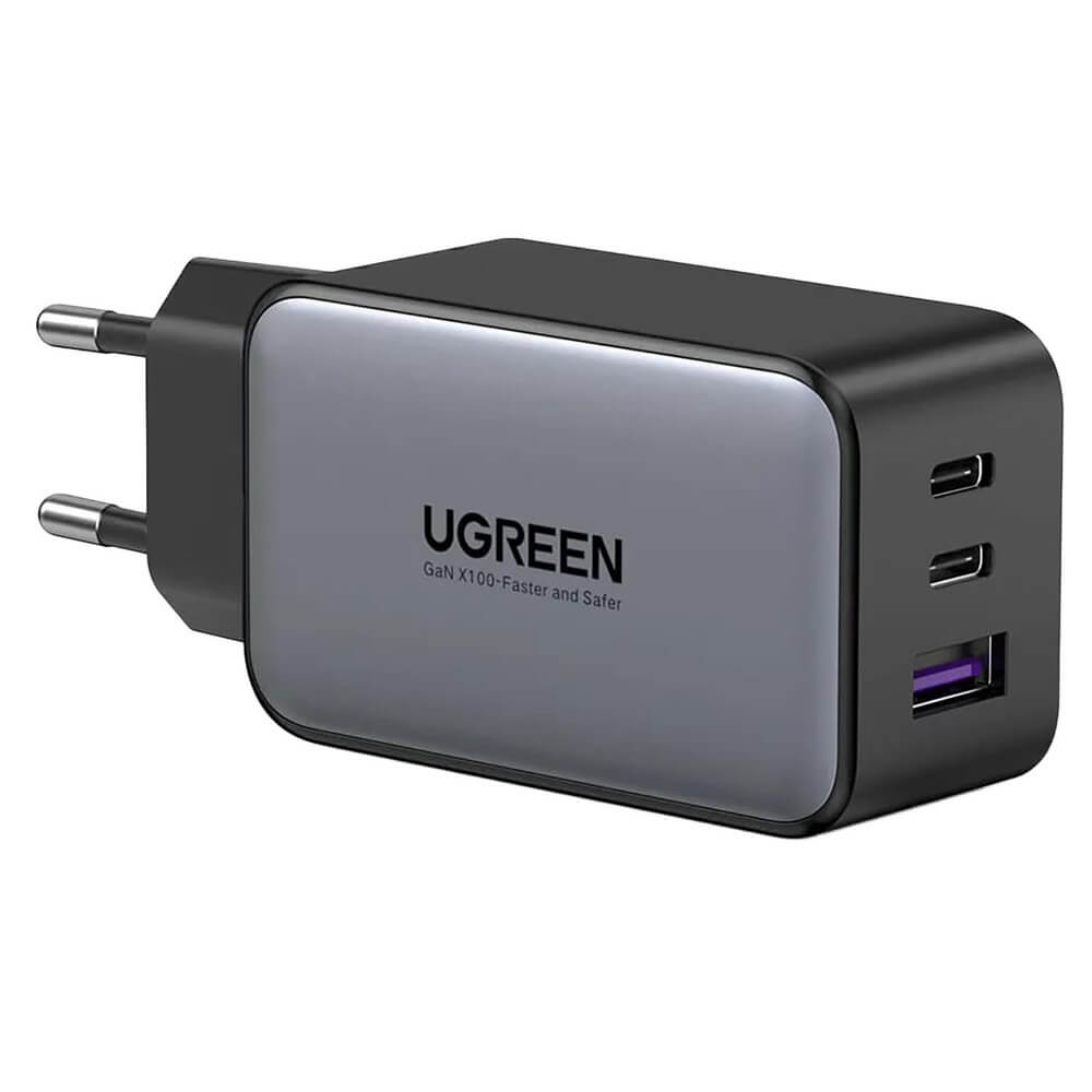 Купить Зарядное устройство Ugreen 65 W GaN Tech Fast Charger (USB, USB Type- C), чёрный в Туле