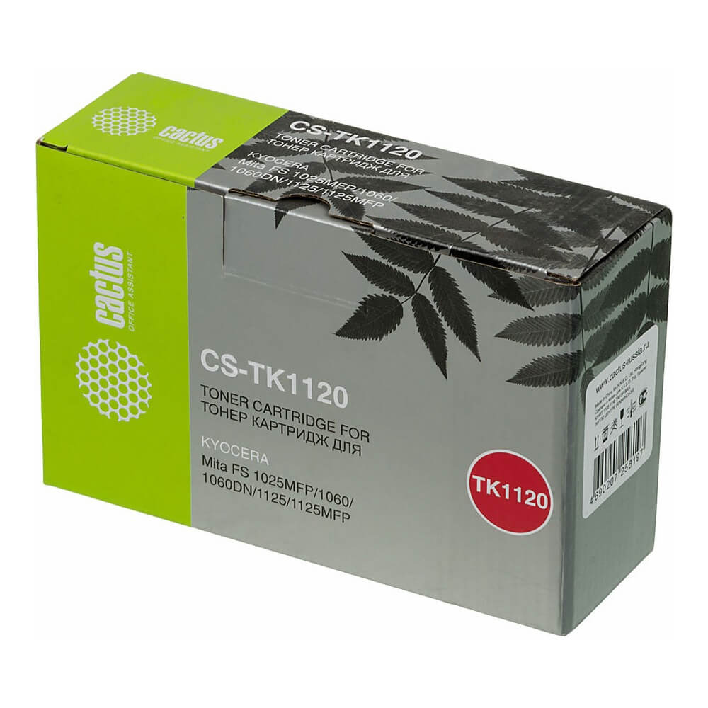 Изображение товара Картридж Cactus CS-ТК1120 черный для лазерного принтера Kyocera