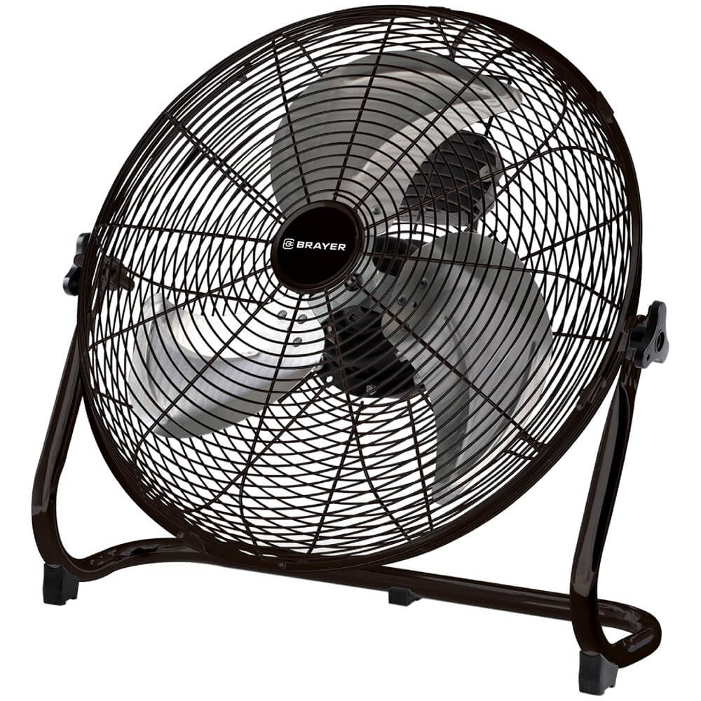 Изображение товара Вентилятор Brayer BR4960BK напольный мощный и надежный без пульта управления