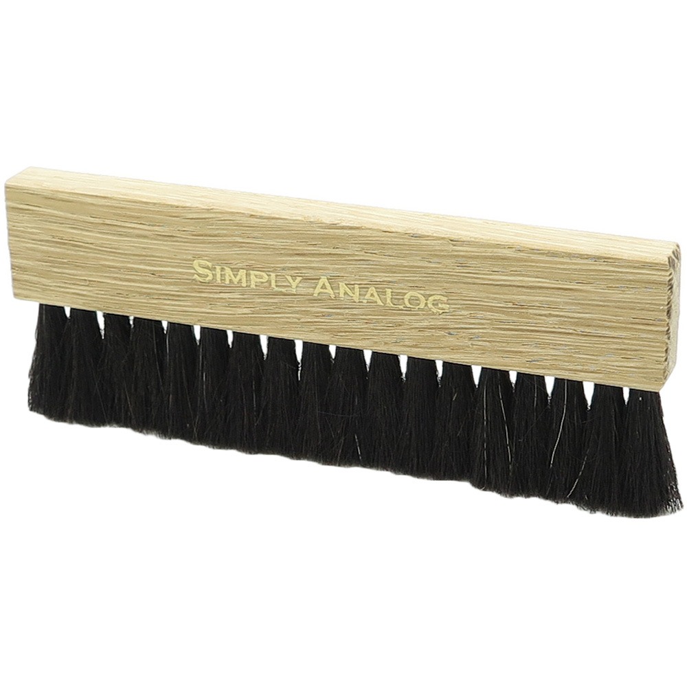 Изображение товара Щётка для виниловых пластинок Simply Analog Vinyl Record Brush натуральное дерево