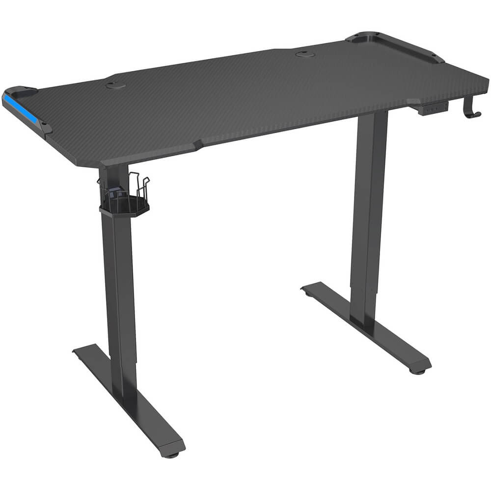 Изображение товара Игровой компьютерный стол Cactus CS-ED-GBK с электроприводом и подсветкой