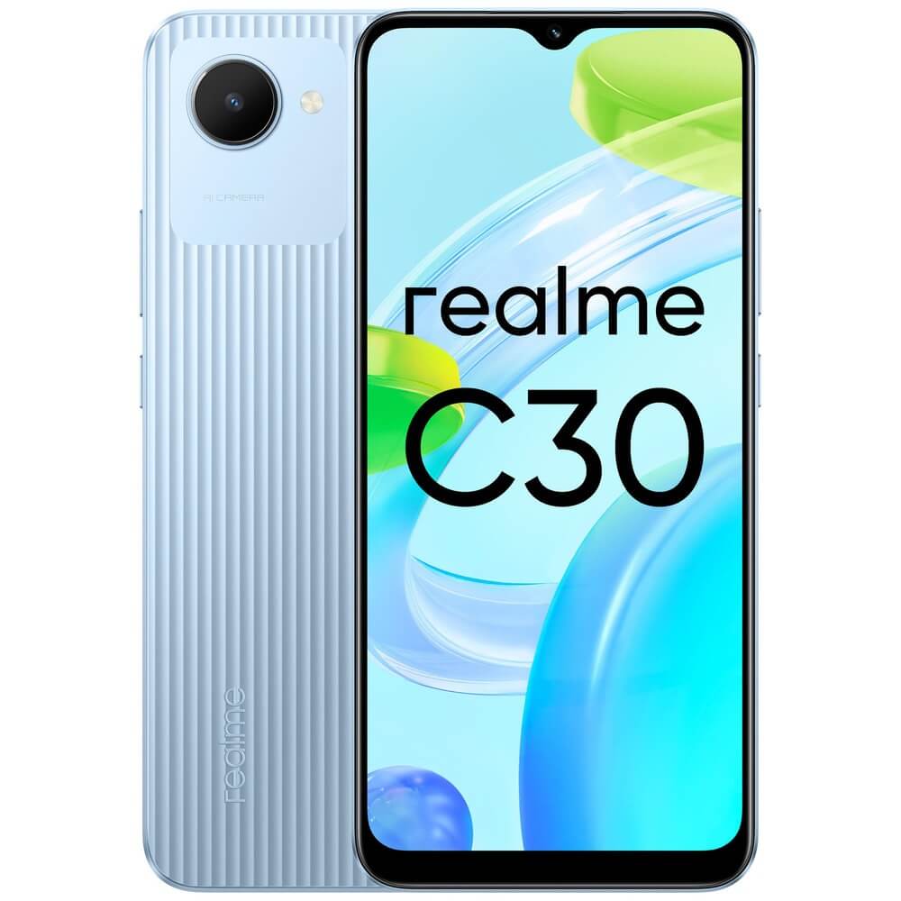 Отзывы на Смартфон Realme C30 64 ГБ голубой | Курск