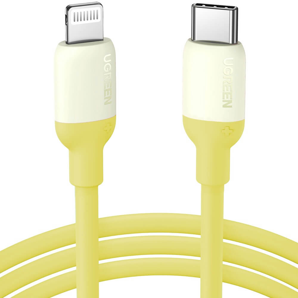 Кабель Ugreen 90226 USB Type-C-Lighting 1 м, жёлтый – купить в Туле | Технопарк