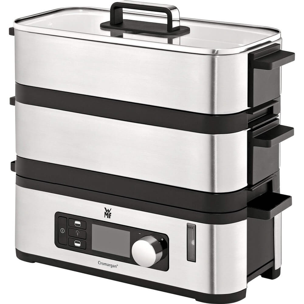 Изображение товара Пароварка WMF KITCHENminis Steel 0415090711 2 яруса 900 Вт