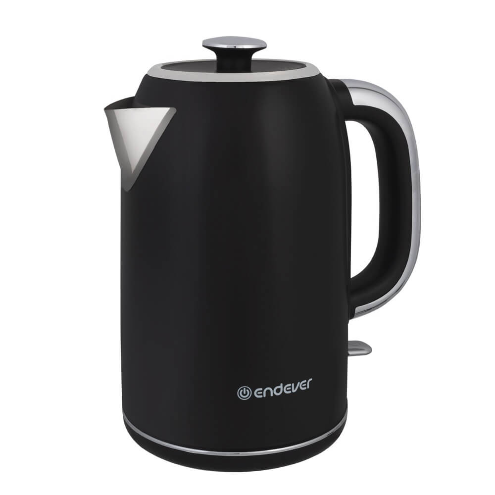 Изображение товара Электрический чайник Endever Skyline KR-256S 1.7 л, 2200 Вт, чёрный