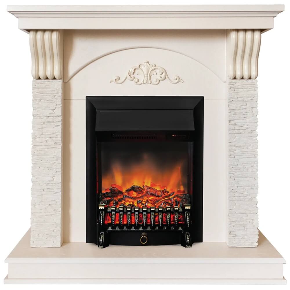 Изображение товара Электрокамин RealFlame Corfino STD/18 WT + Fobos Lux BL